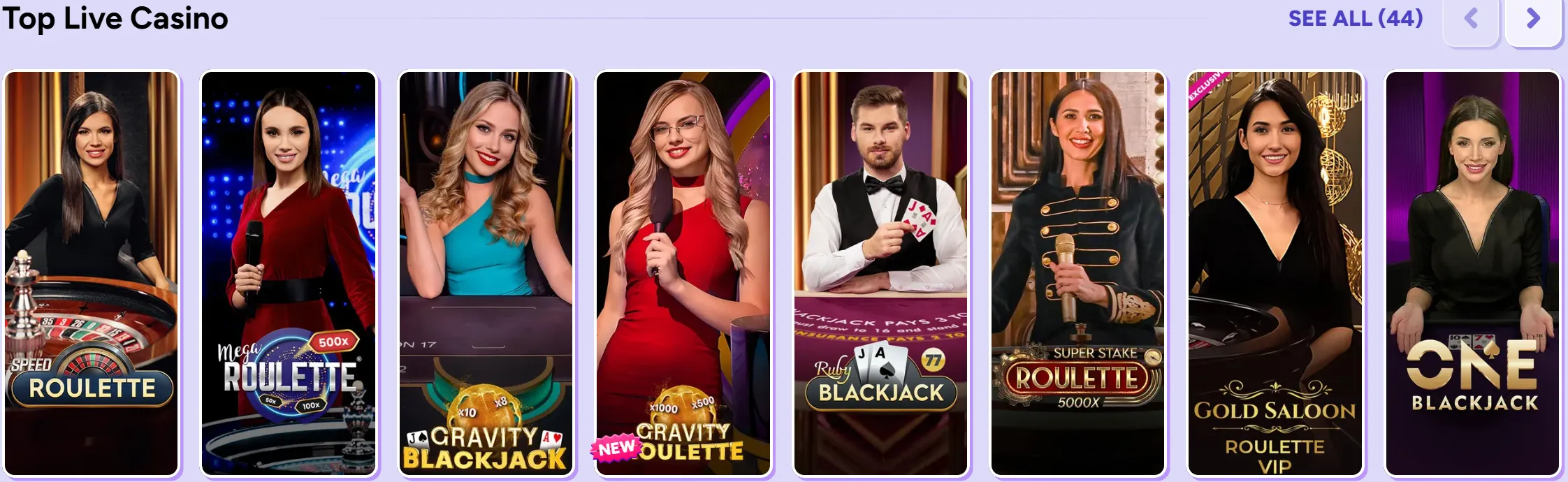 pandido casino live games
